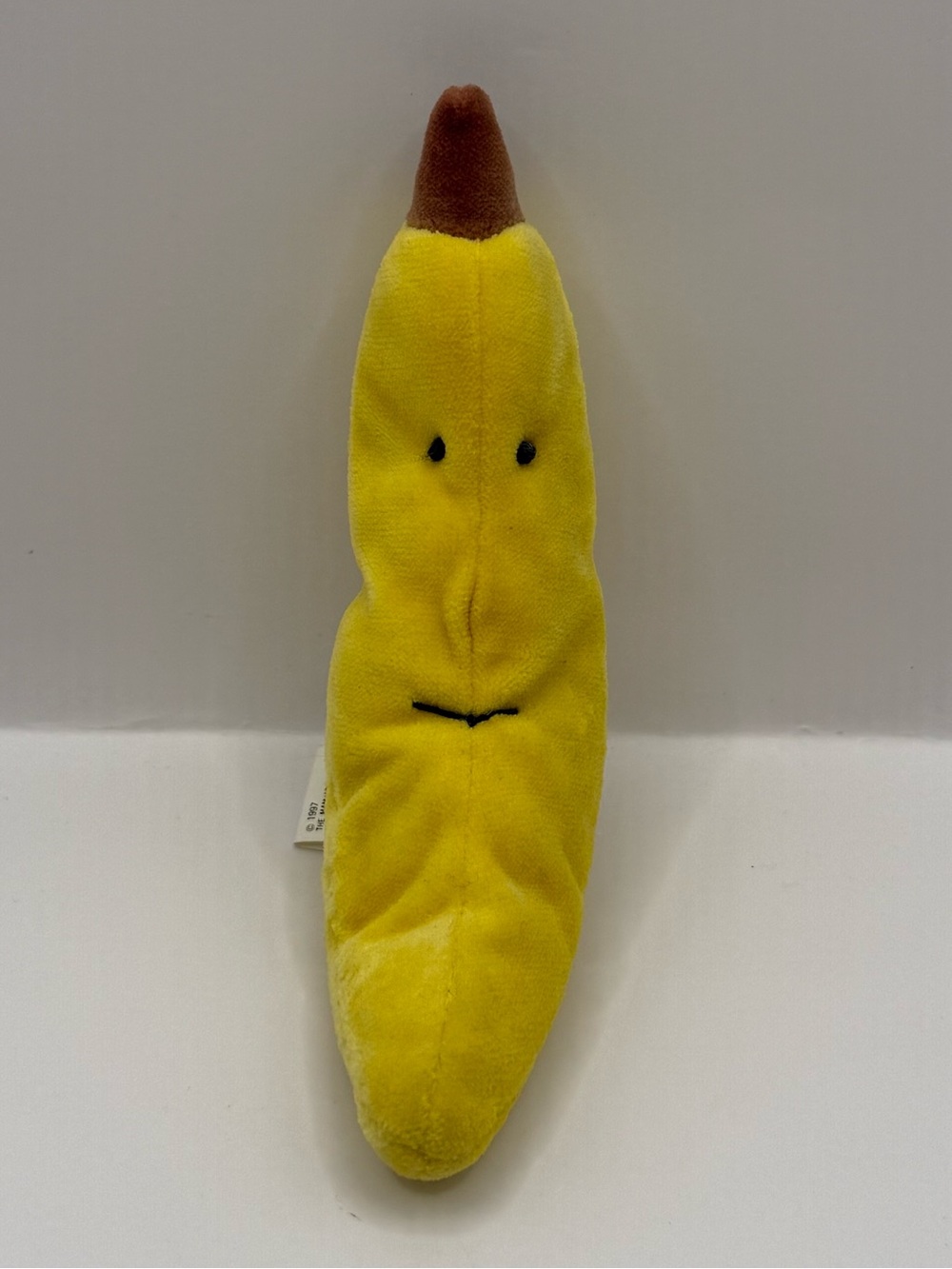 Manhattan Toy Co Banana Plush Stuffed Animal Vintage Rare 1997